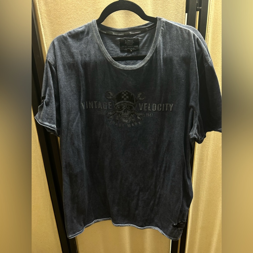 Men’s Lethal Threat Tee Shirt-Vintage Velocity Series